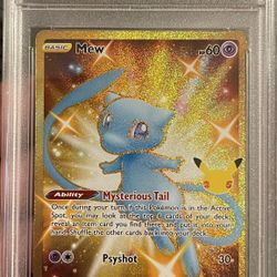 2021 Pokemon Celebrations 025 Full Art/Mew PSA 10