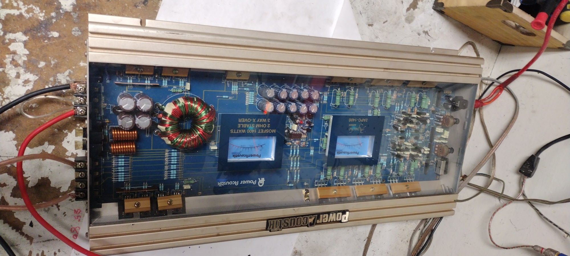 Power Acoustik 2APC-1400 アンプ 当時物 Power Acoustik 2APC-1400 アンプ 当時物 Power Acoustik 2APC