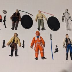 Star Wars KO Figures Lot Of 8 Different 3.75" Scale