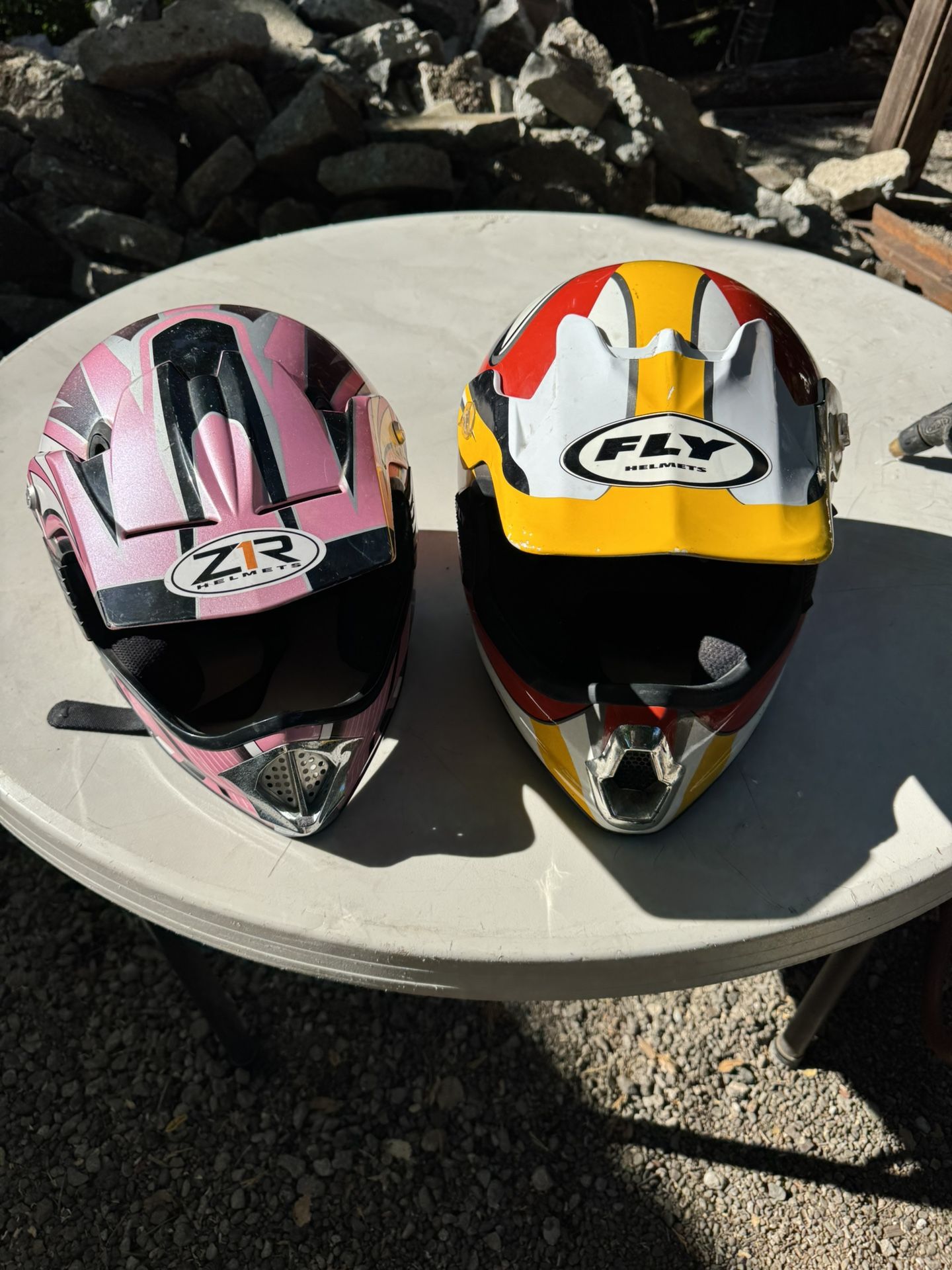 (2) Helmets For Sale