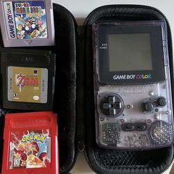 Gameboy Color With Games 