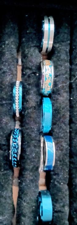 MEN & UNISEX  RINGS XXLG SIZES  FREE GIFT BOX