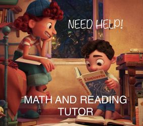 Math and Reading Tutor for School Year Grades 1-12