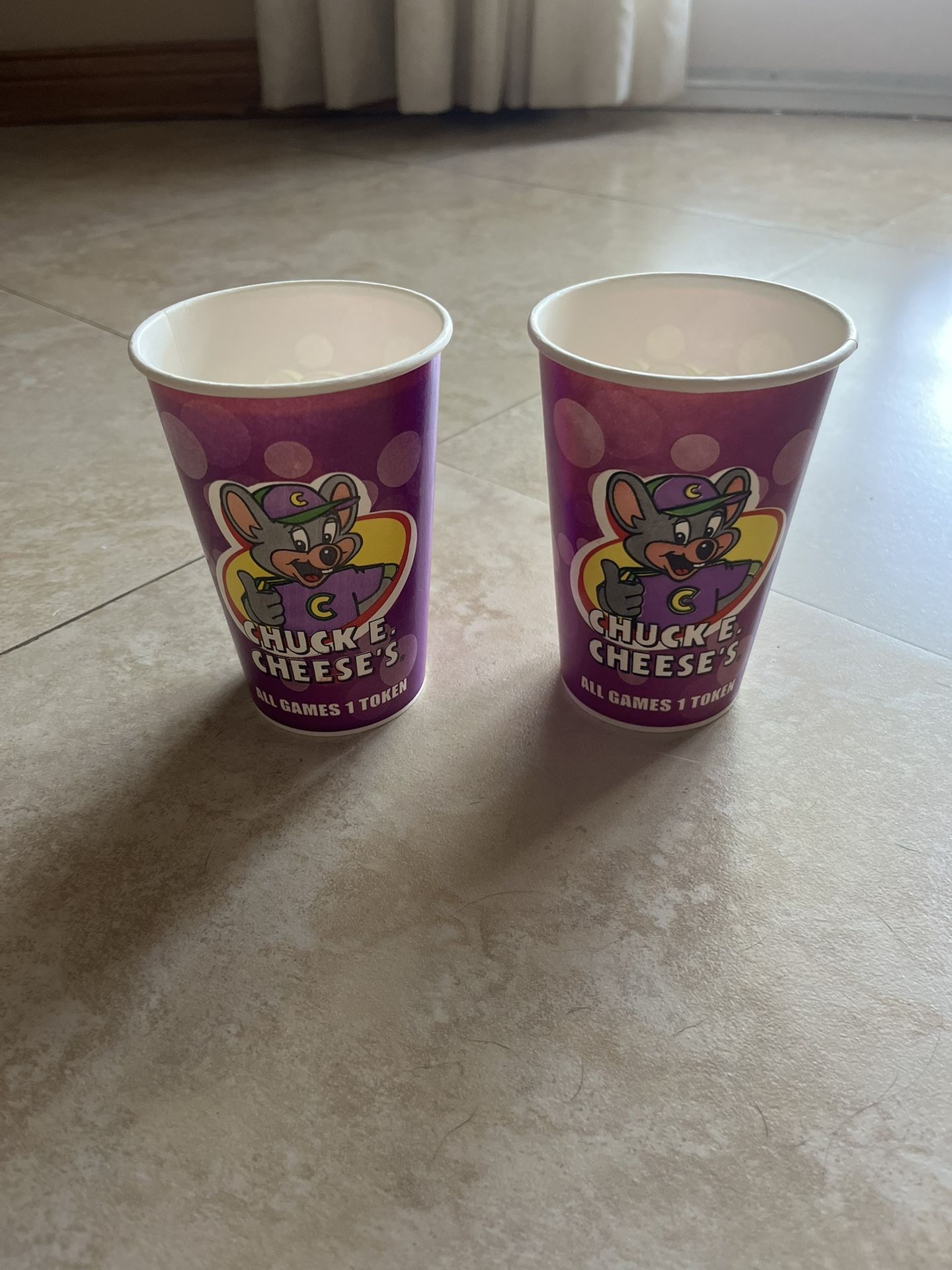 Vintage Chuck E Cheese Fountain Cups