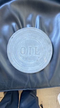 Vintage steel oil fill valve cover