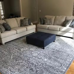 Traemore Linen Living Room Set /sofa And LOVESEAT