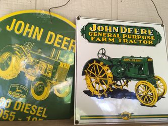New John Deer Tractor Metal signs