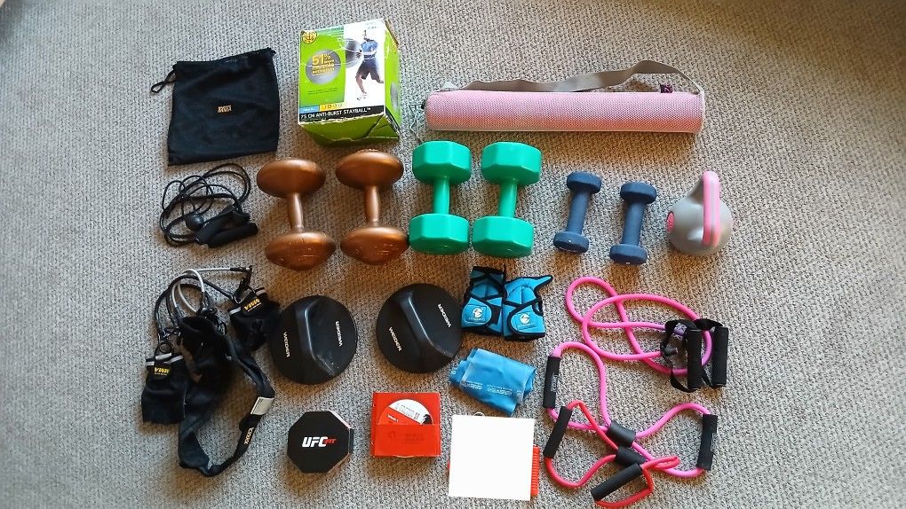Variety of Exercise Equipment