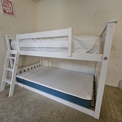 Solid Wood Bunk Bed with 2 Mattresses Included AVAIL 05-10