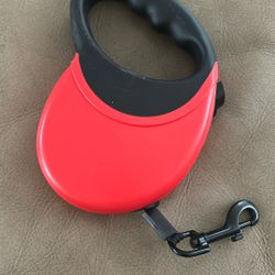 Red Retractable Dog Leash