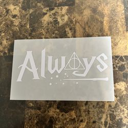Always Wand Harry Potter Vinyl Sticker