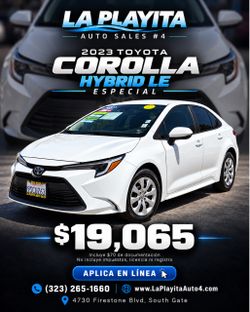 2023 Toyota Corolla Hybrid LE