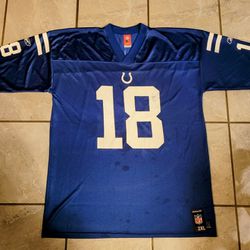 Peyton Manning Indianapolis Colts #18 NFL Practice Football Jersey