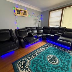 Pure leather seat sofas