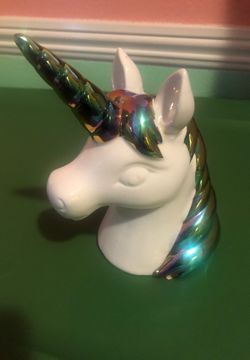 Ceramic unicorn bank