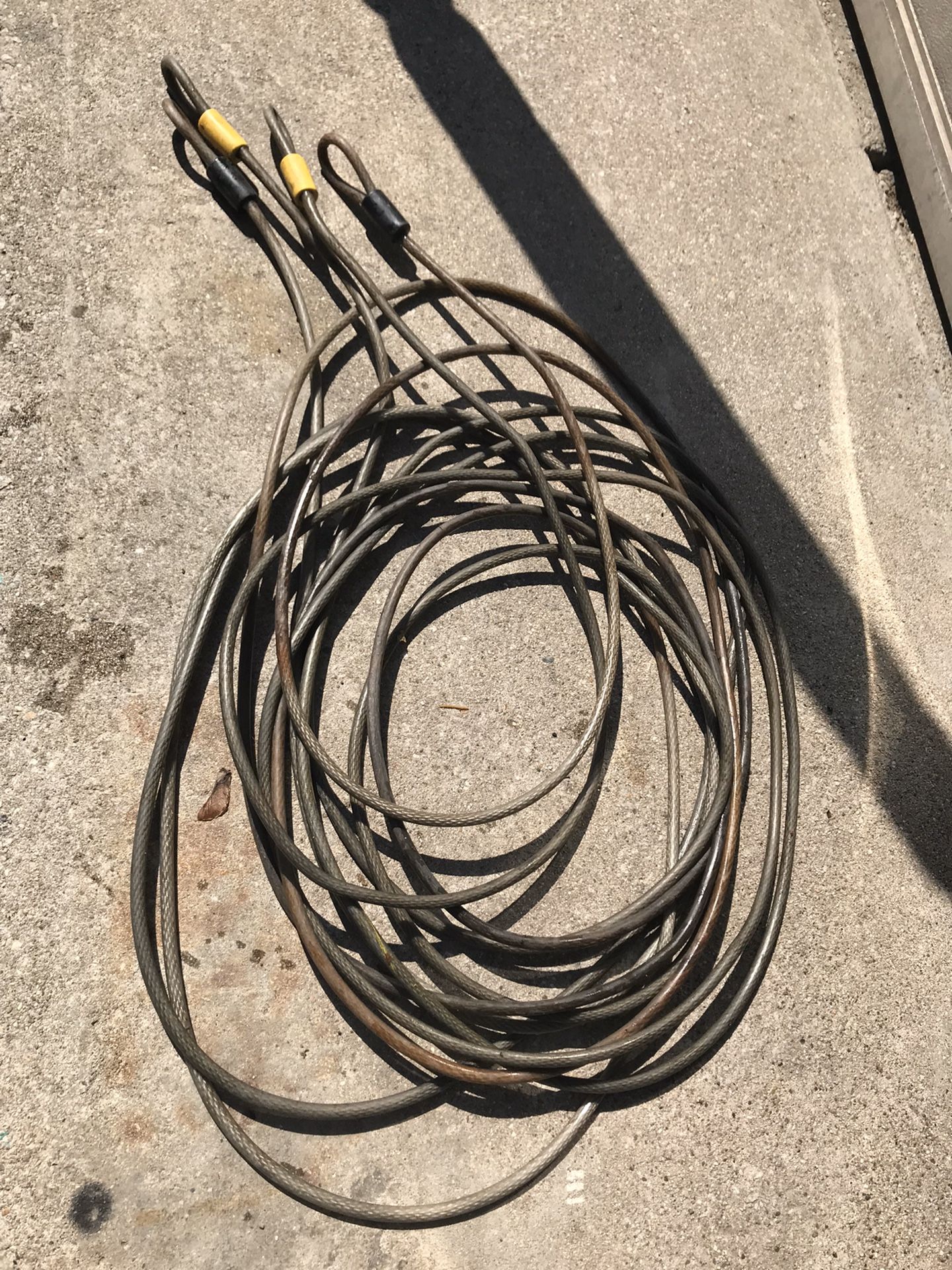 30 foot cables for sale $50 for both
