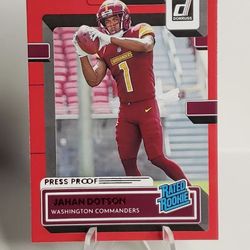 Jahan Dotson Rated Rookie Red