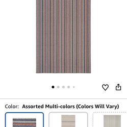 Garland Carnival Striped Non Slip Rug 7’6”x9’3”