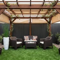 Loveseat, Chairs & Coffee Table 5-piece Outdoor Set