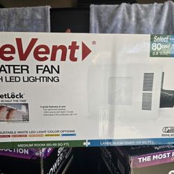 Revent Heater Fan With Led Lighting