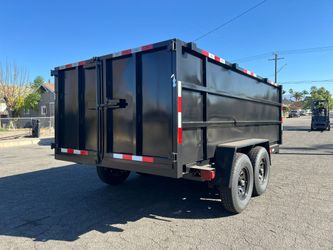 BRAND NEW 8.5X14X4 DUMP TRAILER FOR SALE 