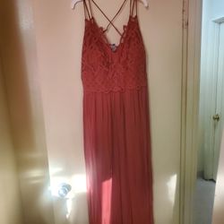 New Long Brown Dress