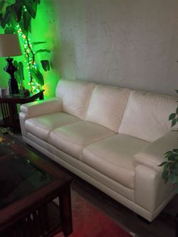 Cream  Sofa — Gently used
