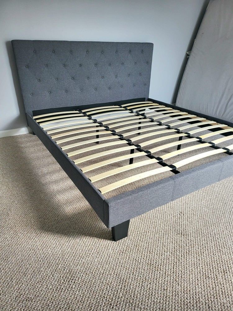 NEW IN BOX KING BED FRAME..Mattress Sold Separately
