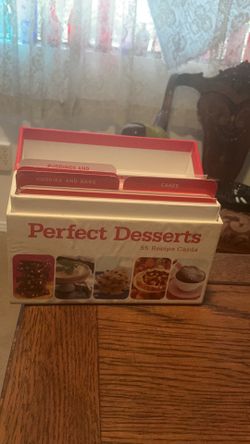 Perfect Desserts recipe box