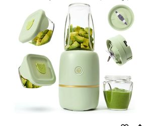 Food Blender with 2 Glass Cups, Baby Food Maker & Puree Blender, Compact Baby Bullet for Smoothies,