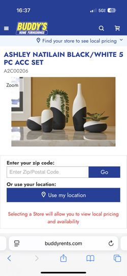 Ashley Furniture Ceramic Vases