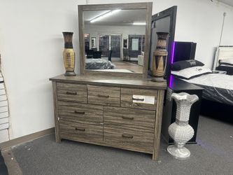 Dresser Mirror & Nightstand Floor Model Liquidation Sale!