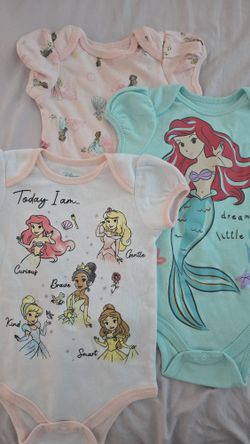 Disney Baby Princess Onesies