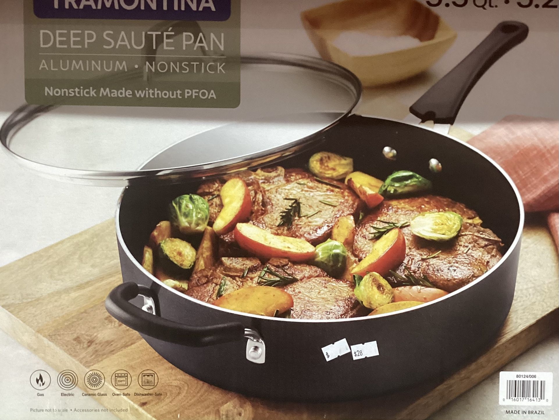 Tramontina All in One Plus Pan, 5 Qt Ceramic Non Stick (Charcoal Gray and  Blue) for Sale in Azalea Park, FL - OfferUp