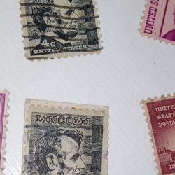 Abraham Lincoln 4 Cent Stamps (Black) Rare!!