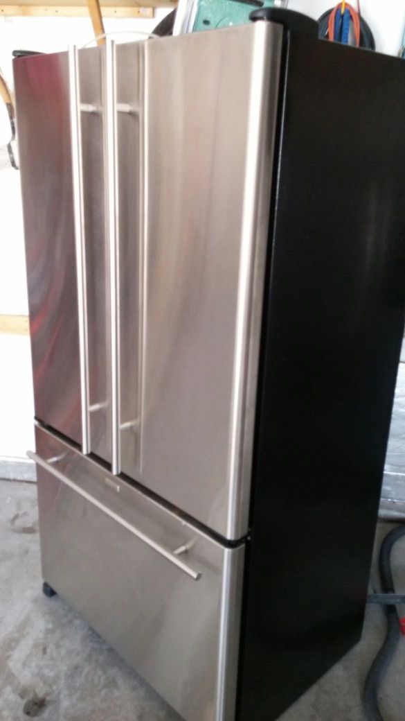 Jenn Air stainless steel refrigerator 3 door