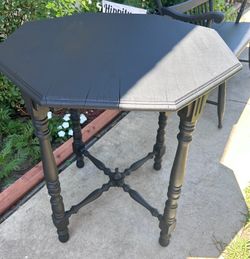 Antique gothic side table