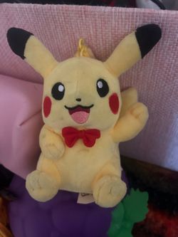 Pikachu keychain plush