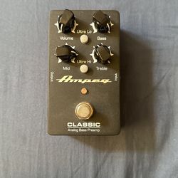 ampeg classic bass preamp