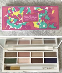 NEW Estee Lauder Lilly Pulitzer Pure Color Eyeshadow Neutral 8 COMPACT PALETTE