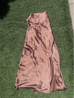 Satin Maxi Slip Dress