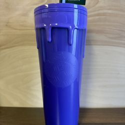 Starbucks Halloween 2025 Purple Drip Glow In The Dark Slime Tumbler Cup New Tags