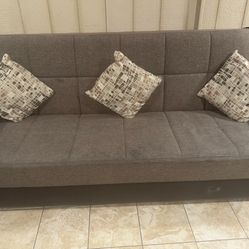 2 Couches , 1 Side Chair With Pillows 1 Table 