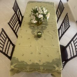 6 Brown Chivari Chairs 