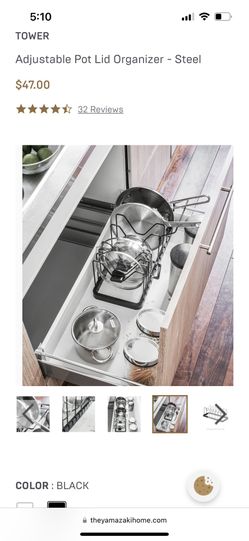 Pot & lid kitchen Organizer