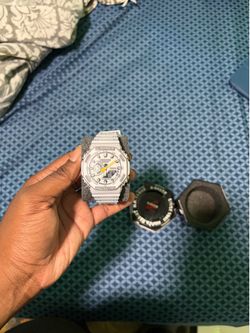G-Shock white & gray watch #g shock #casio