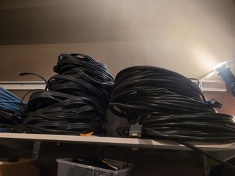 Theater venue cables for lights and electrical