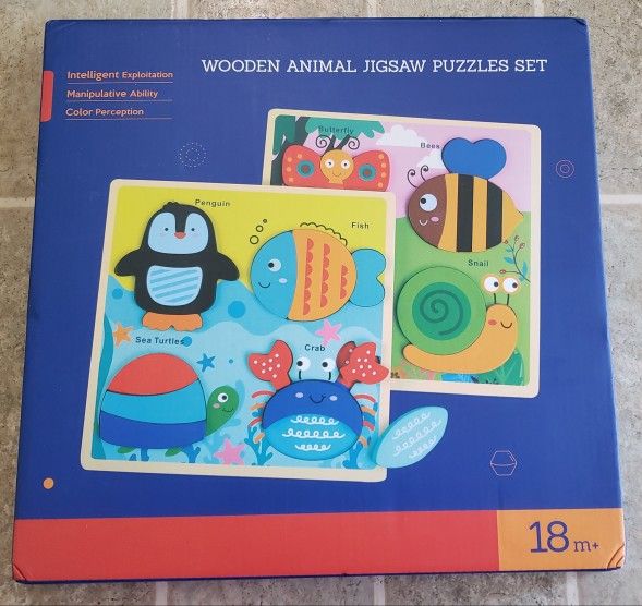 Toddler Puzzles Large Wooden