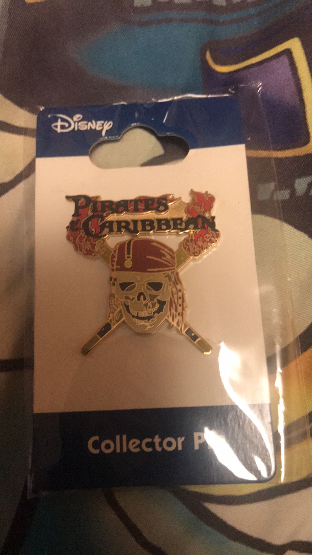 Disney pirates logo pin