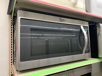 Stainless Steel Whirlpool 30”in Over the range microwave